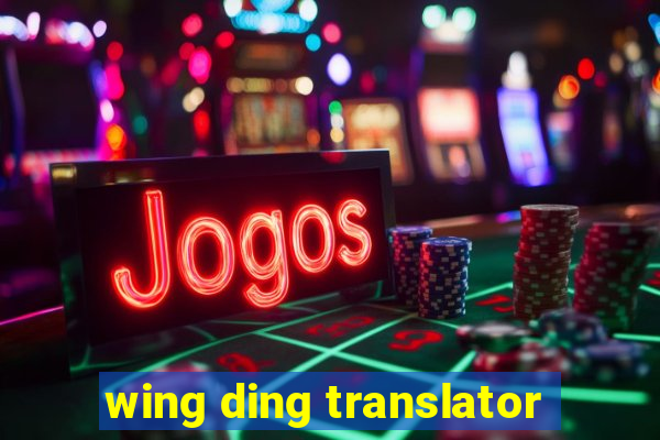 wing ding translator